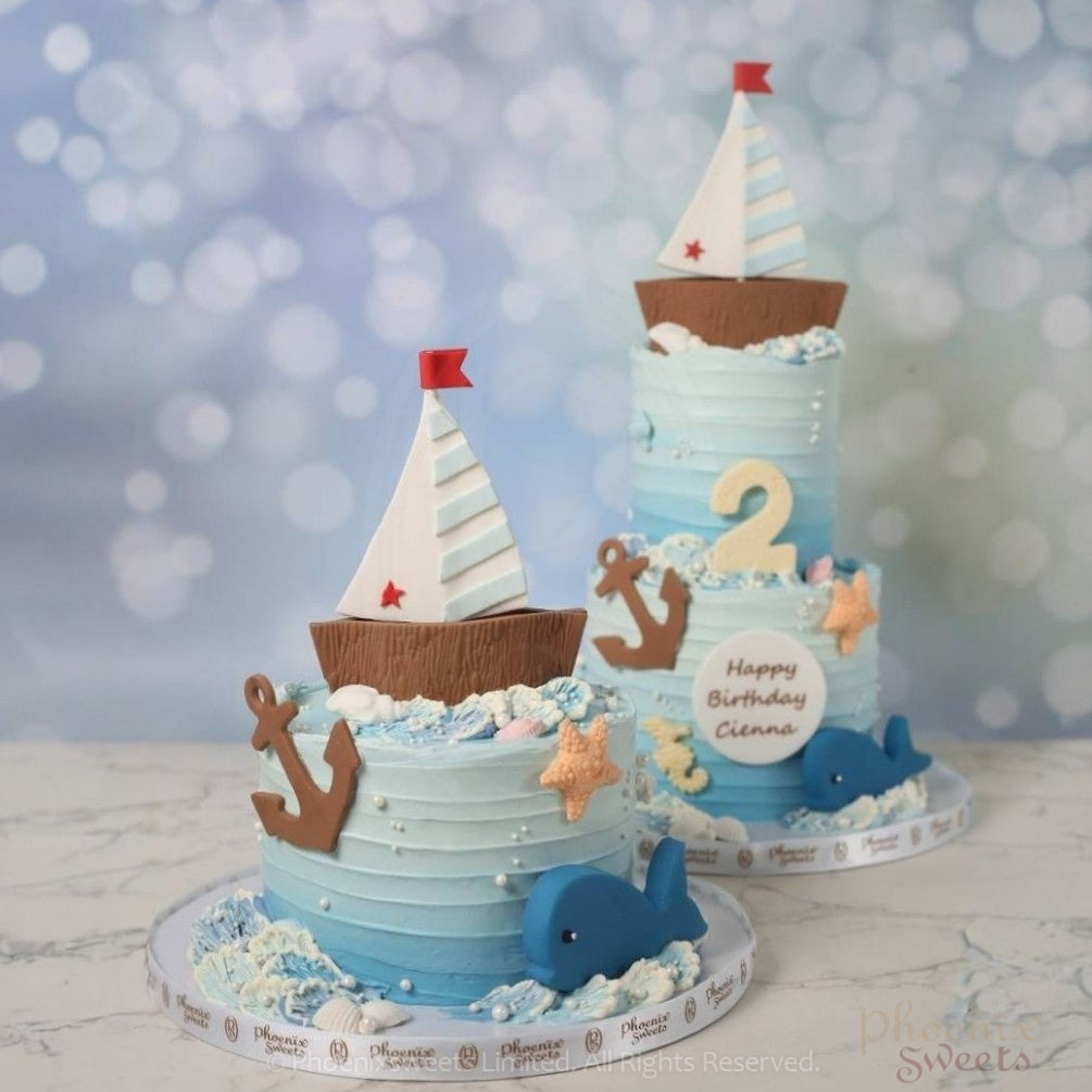 牛油忌廉蛋糕- Happy Sailing Cake