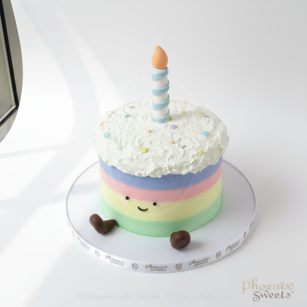 牛油忌廉蛋糕 - Smiley Cake