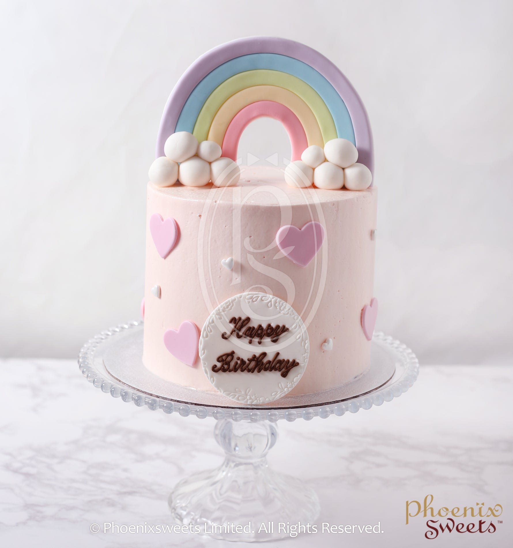 Rainbow Birthday Cake for Kid's Birthday and Baby Shower 立體 生日蛋糕 3D Cake