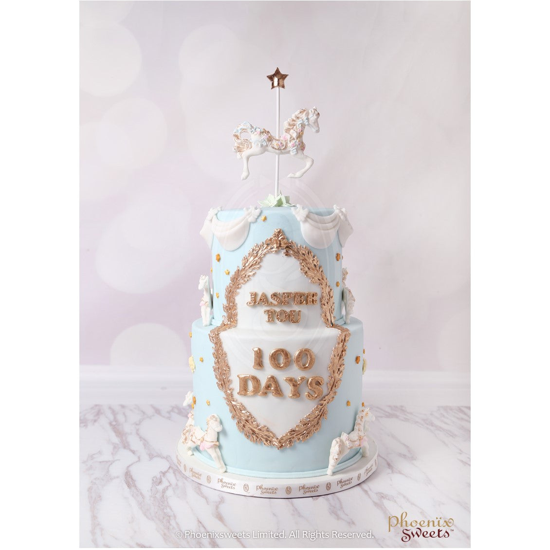 Carousel Cake for Kid's Birthday and Baby Shower 立體 生日蛋糕 3D Cake