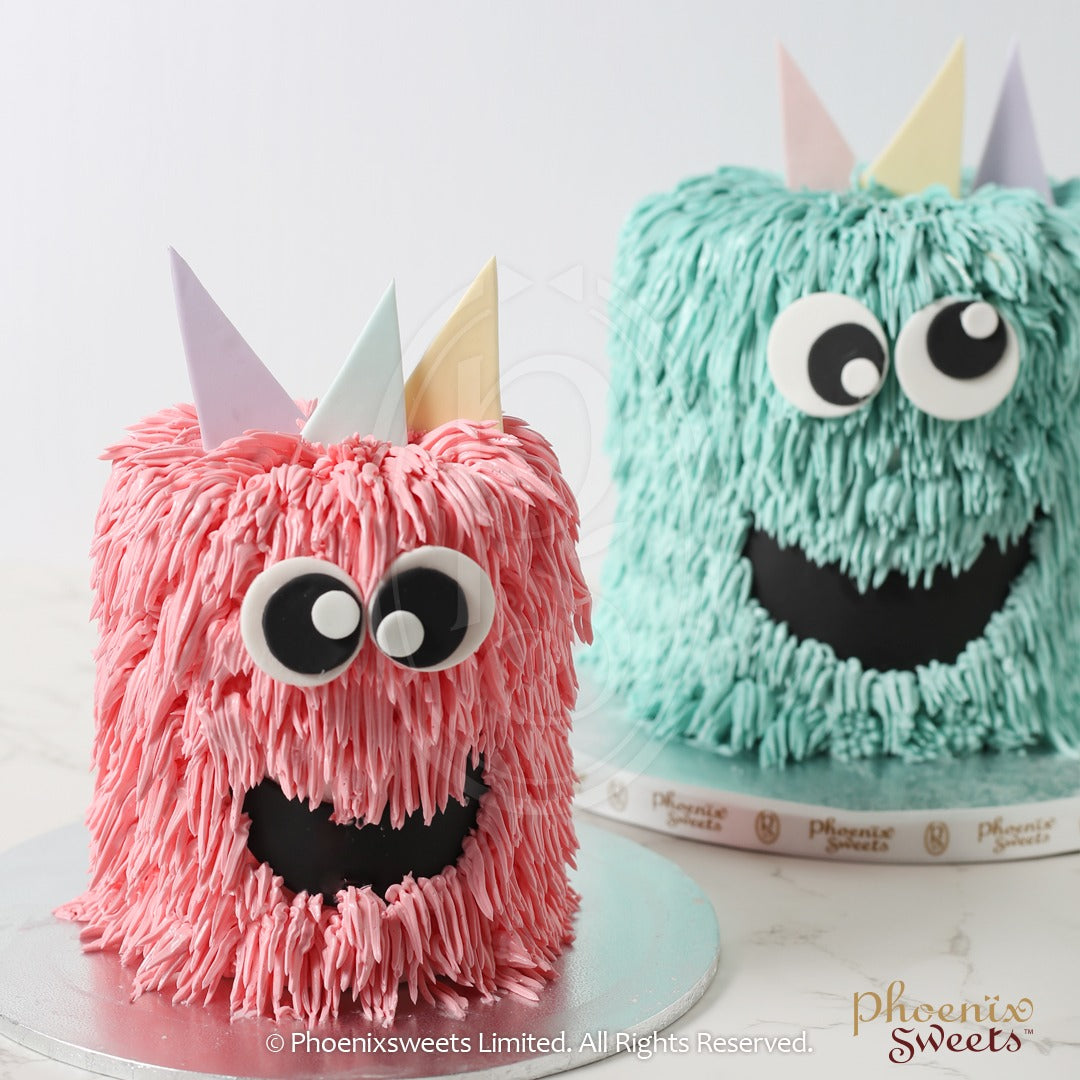 Themed Party Combo - Happy Monster Cake and Cupcake Tower