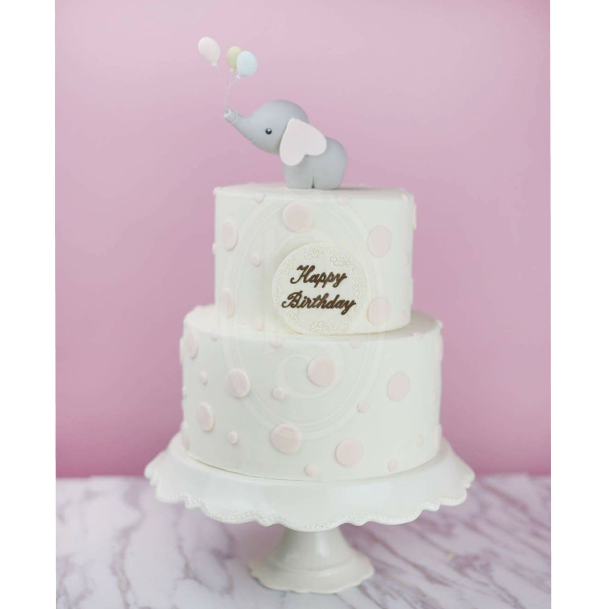 Phoenix Sweets - Sophie the Elephant Birthday Cake 翻糖小象生日蛋糕