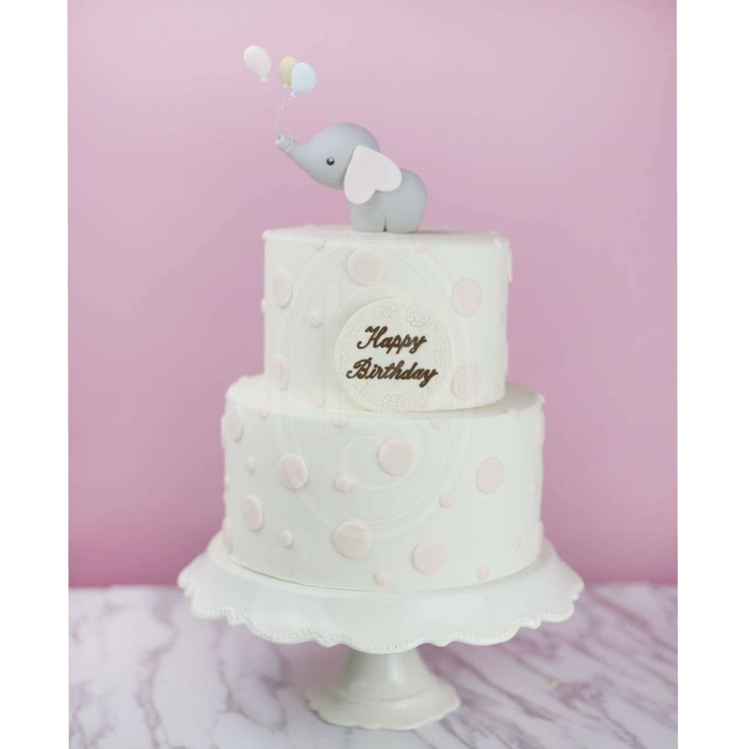 Phoenix Sweets - Sophie the Elephant Birthday Cake 翻糖小象生日蛋糕