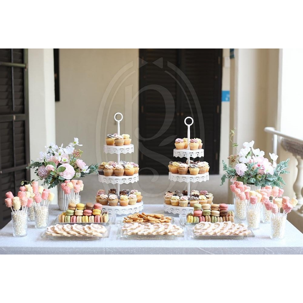 【Phoenix Sweets – Standard Wedding Cake ❤ Sweet Party Set Bundle Discount】⁣ ⠀