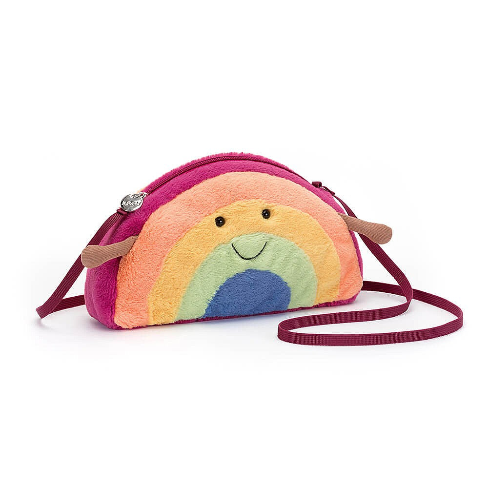 Jellycat Soft Toy - Amuseable Rainbow Bag (13cm tall)