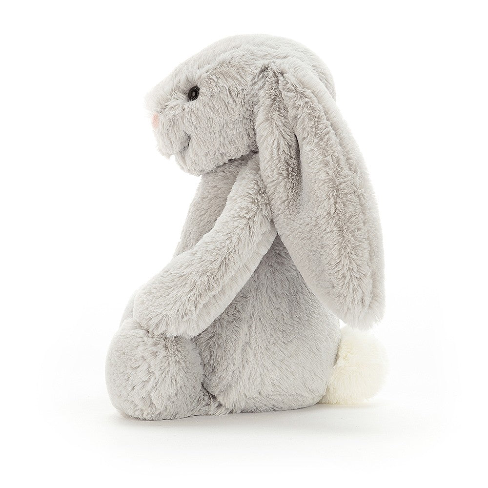 Jellycat Soft Toy - Bashful Silver Bunny Medium (31cm tall)