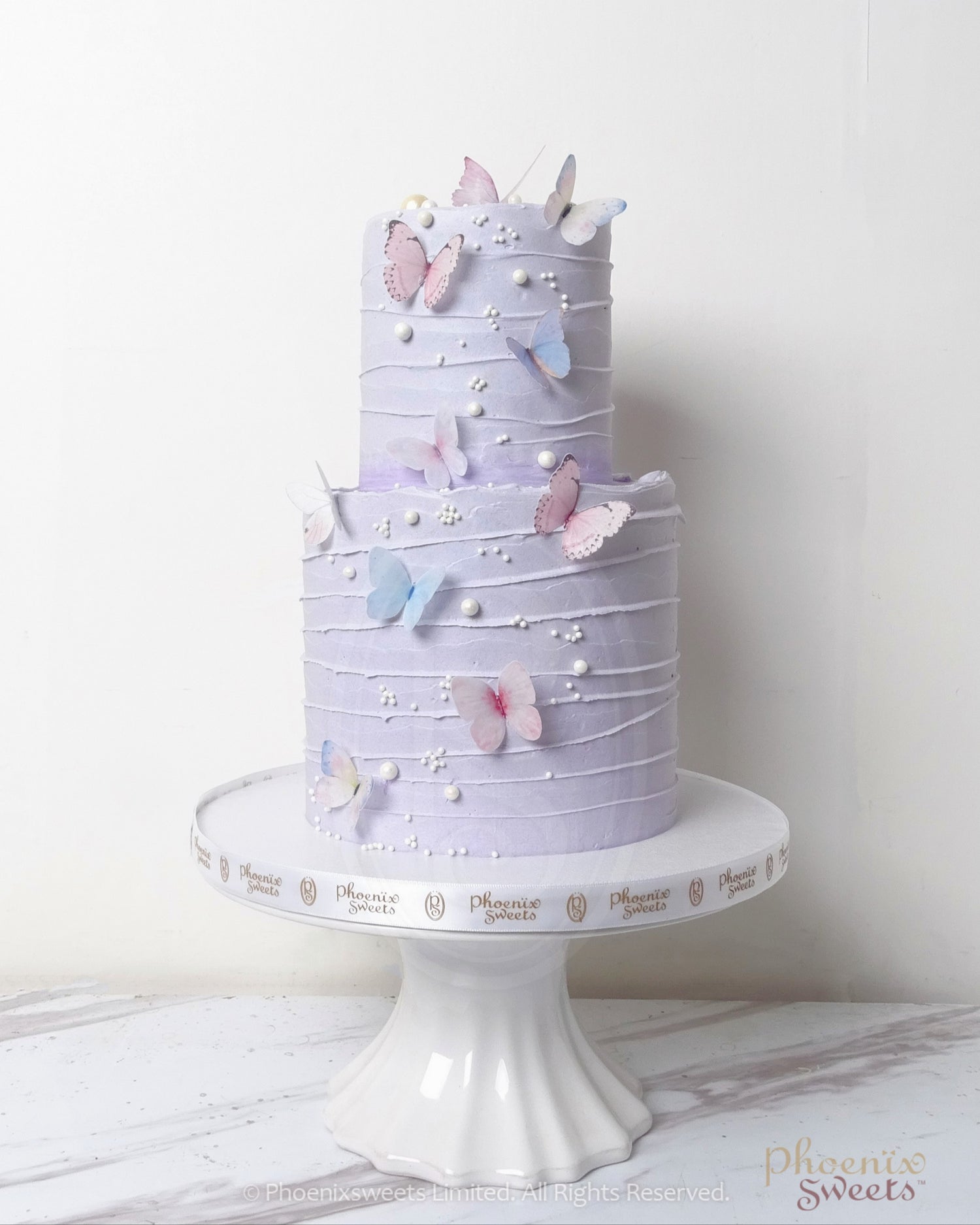 Butter Cream Cake - Butterfly Garden (2 tiers)