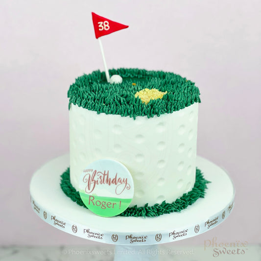 Fondant Cake - Golf Lover