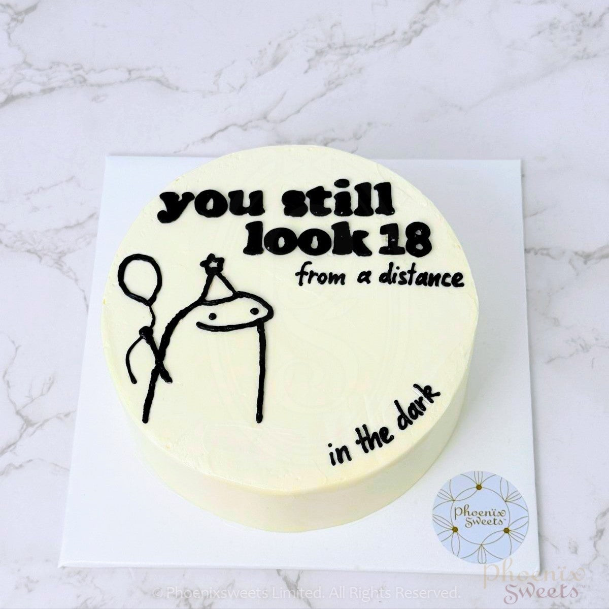 Butter Cream Cake - Meme Cake