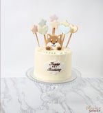 Cute Little Animal Birthday Cake for Kid's Birthday and Baby Shower 立體 生日蛋糕 3D Cake 