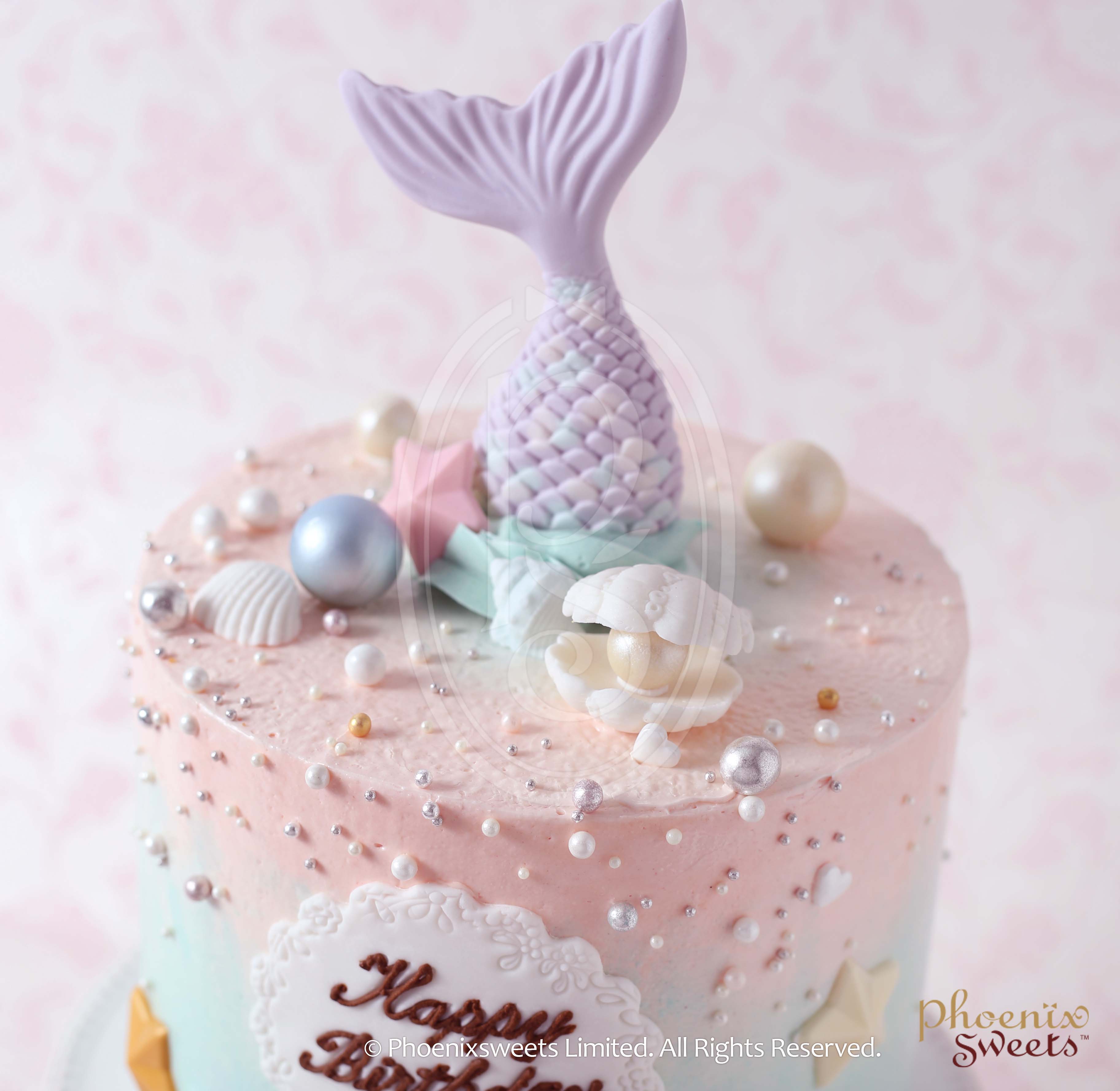 Mermaid birthday cake | Mermaid birthday cakes, Mermaid theme birthday  party, Baby birthday cakes