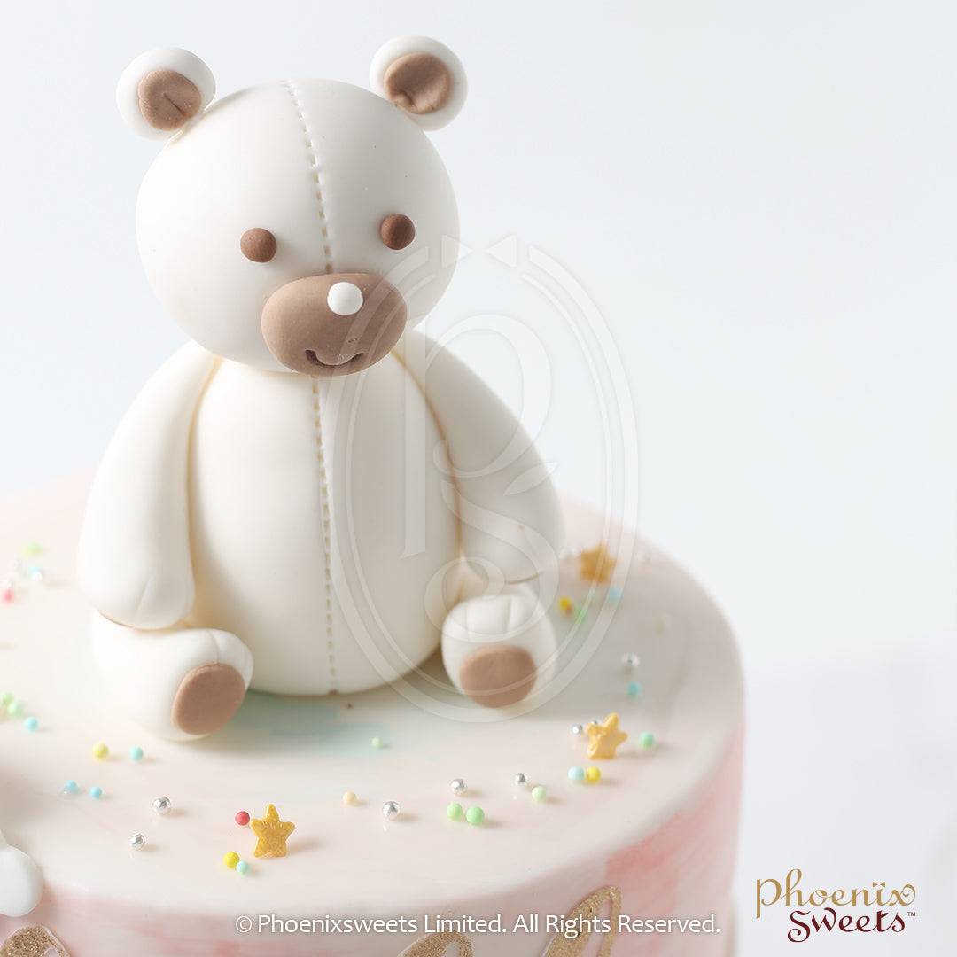 Fondant Cake - Hello Baby Cake