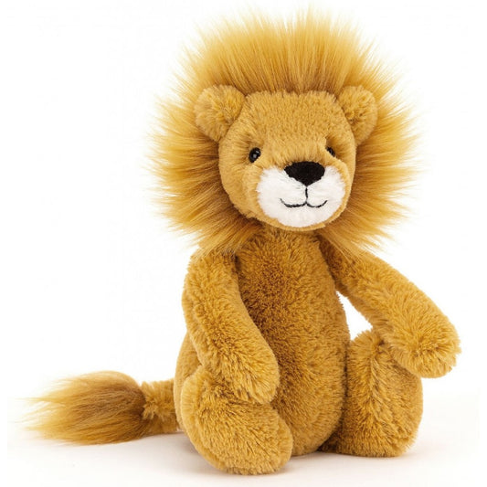 Jellycat Soft Toy - Bashful Lion (18cm tall)