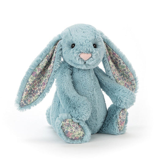 Jellycat Soft Toy - Blossom Aqua Bunny Medium (31cm tall)