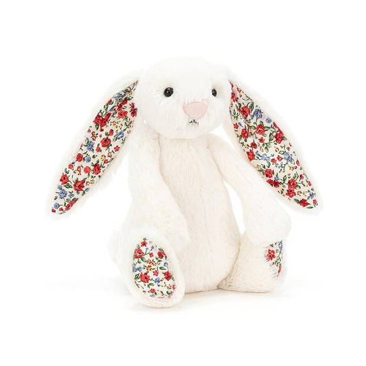 Jellycat Soft Toy - Blossom Cream Bunny Small (18cm tall)