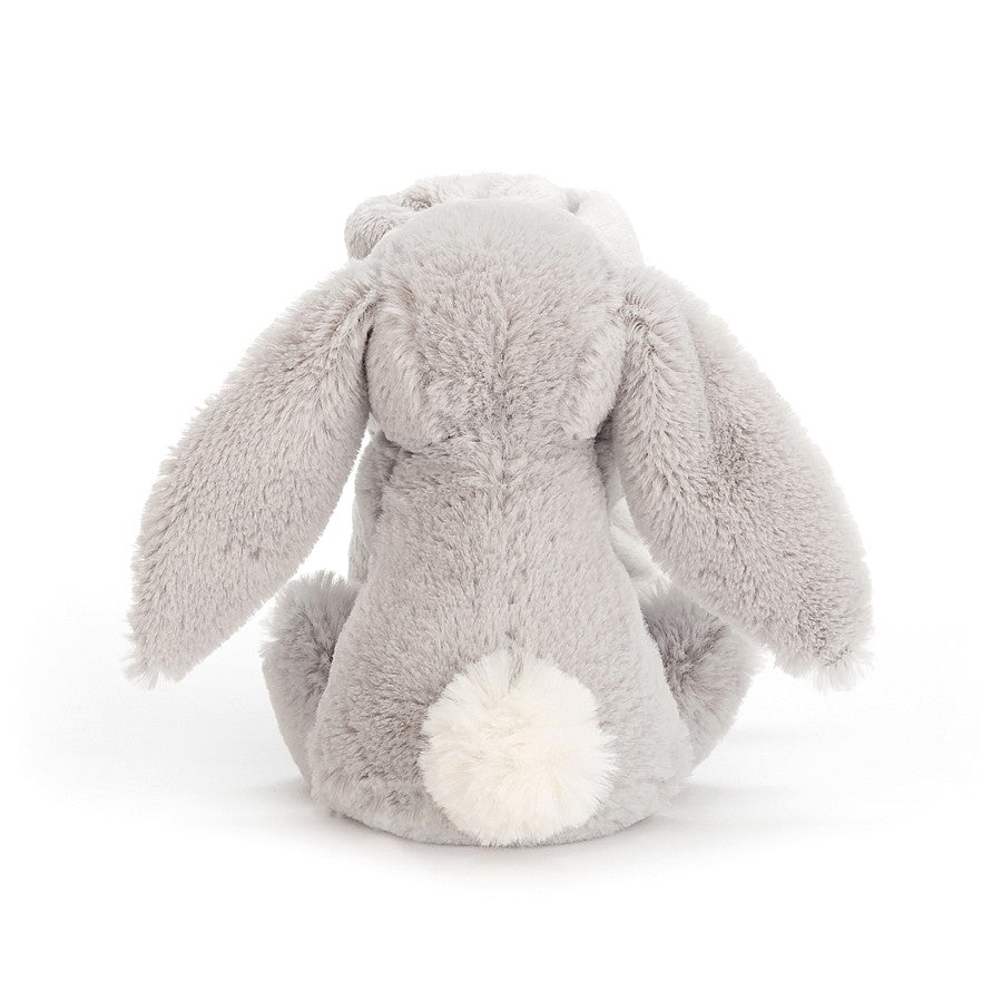 Jellycat Soft Toy - Blossom Blush Silver Bunny Soother (17cm Tall)