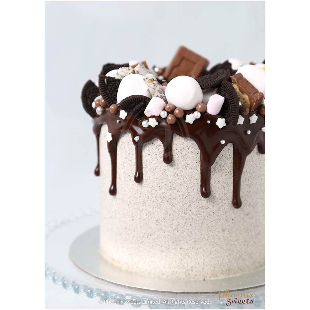 Cookies and Cream Birthday Cake for Kid's Birthday and Baby Shower 立體 生日蛋糕 3D Cake 