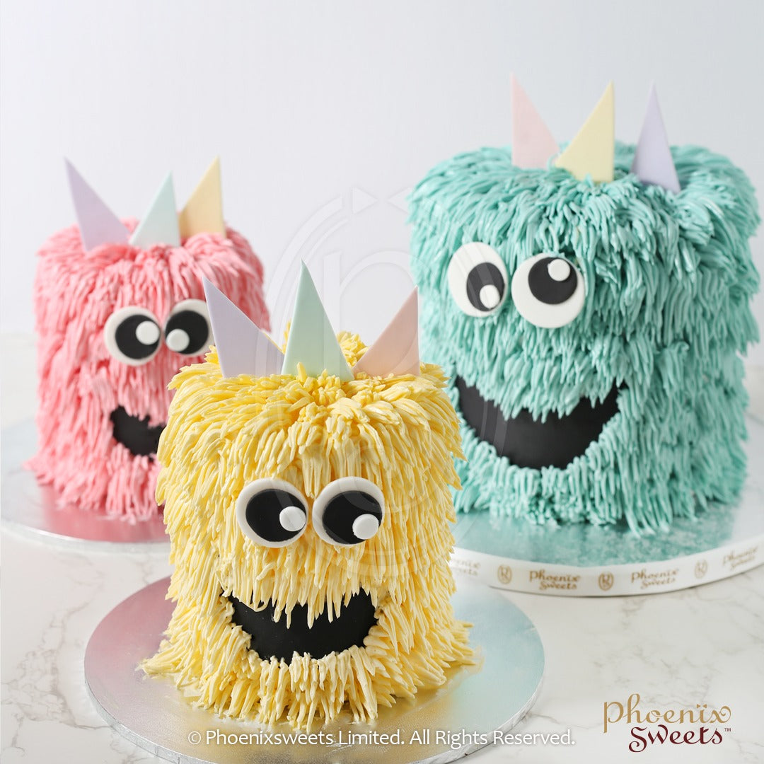 Mini Butter Cream Cake - Happy Monster