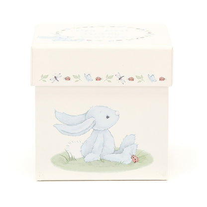 Jellycat Soft Toy - My First Blue Bunny Soother Gift Box
