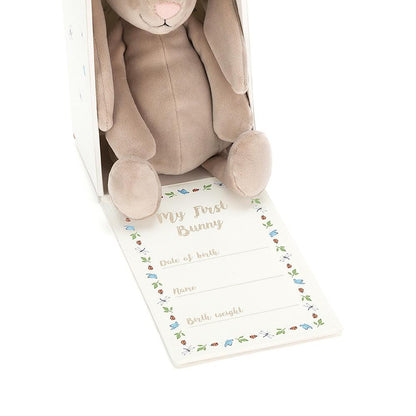 Jellycat Soft Toy - My First Bunny Gift Box (14cm tall)