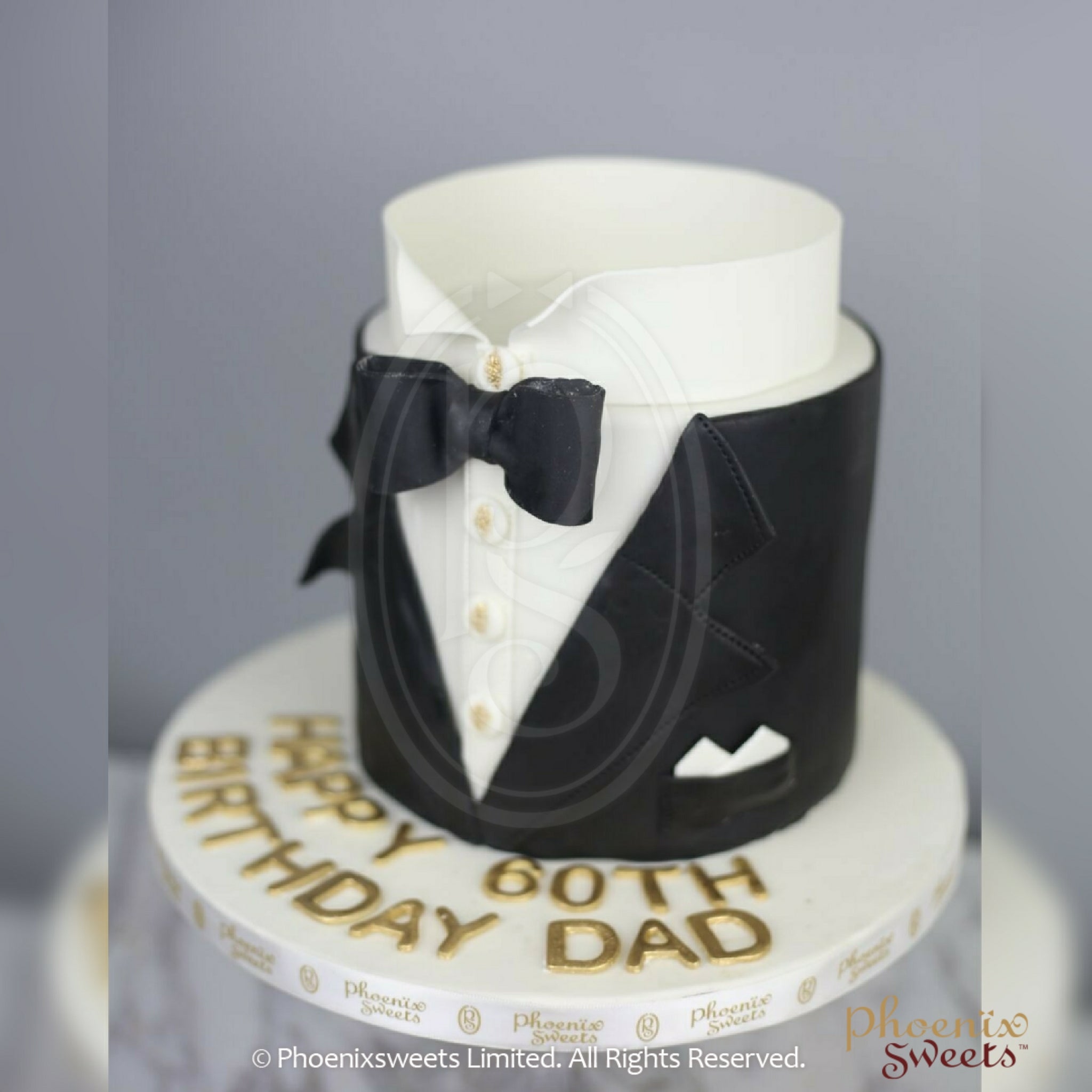 Gentleman Cake , cream based cake for Father or Husband