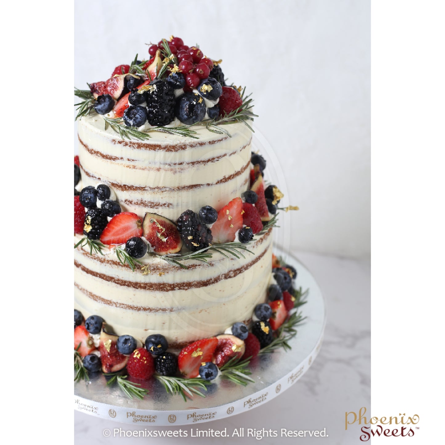 Butter Cream Cake - Tutti Fruiti Cake (2 tiers)