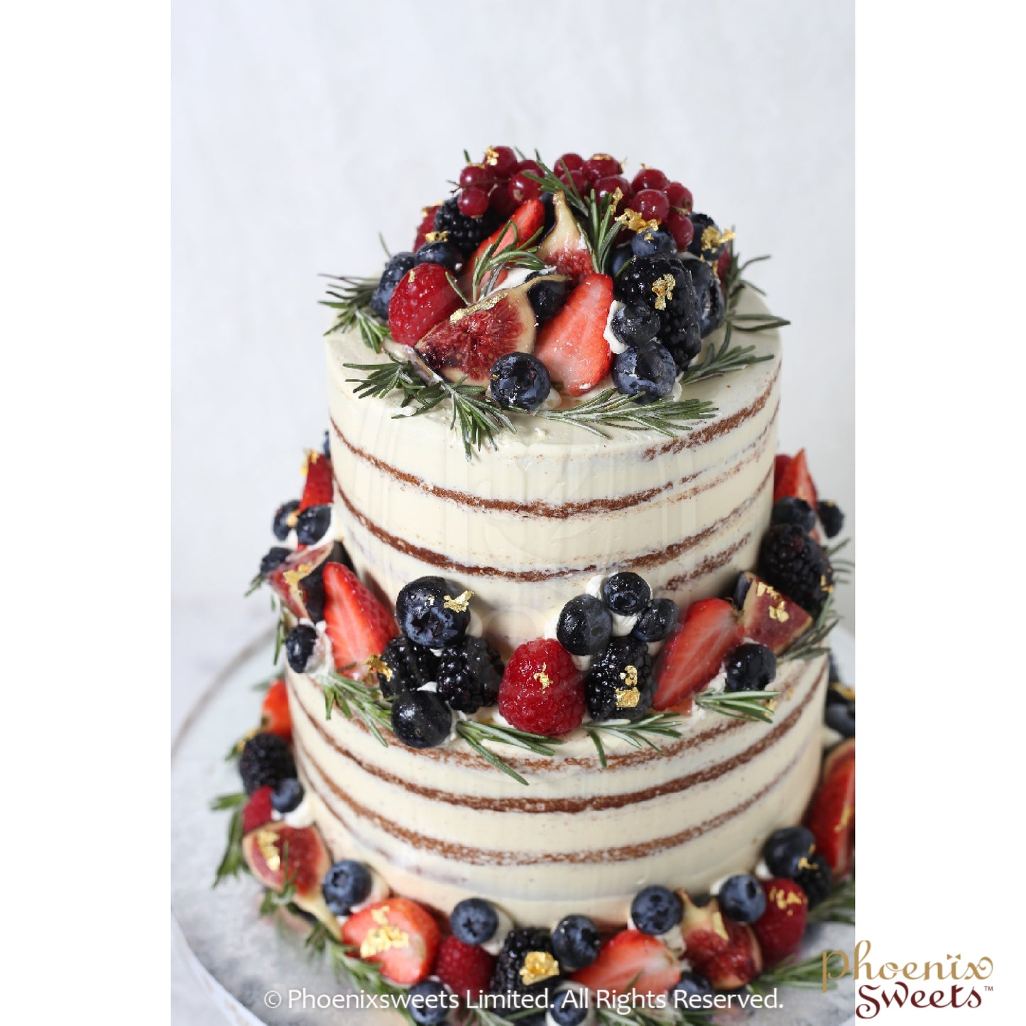 Butter Cream Cake - Tutti Fruiti Cake (2 tiers)