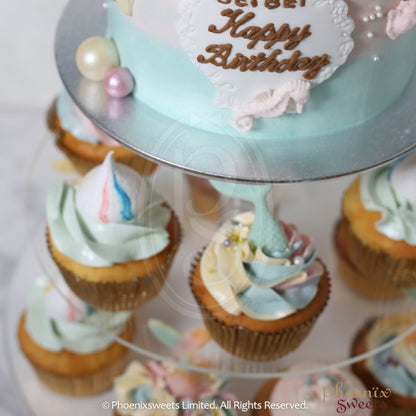 Themed Party Combo - Mermaid Cake and Cupcake Tower
